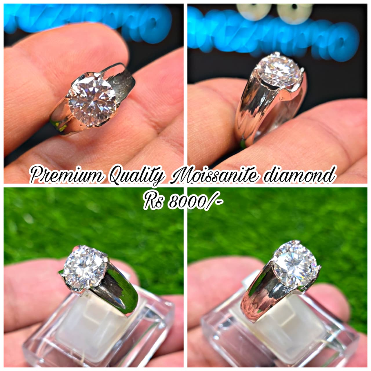Premium Quality Moissanite Diamond Ring