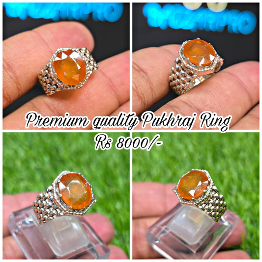 Premium Quality Pukhraj Ring
