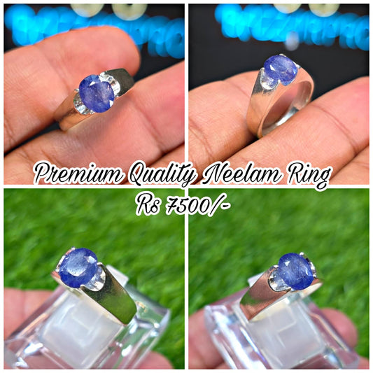 Premium Quality Neelam Ring