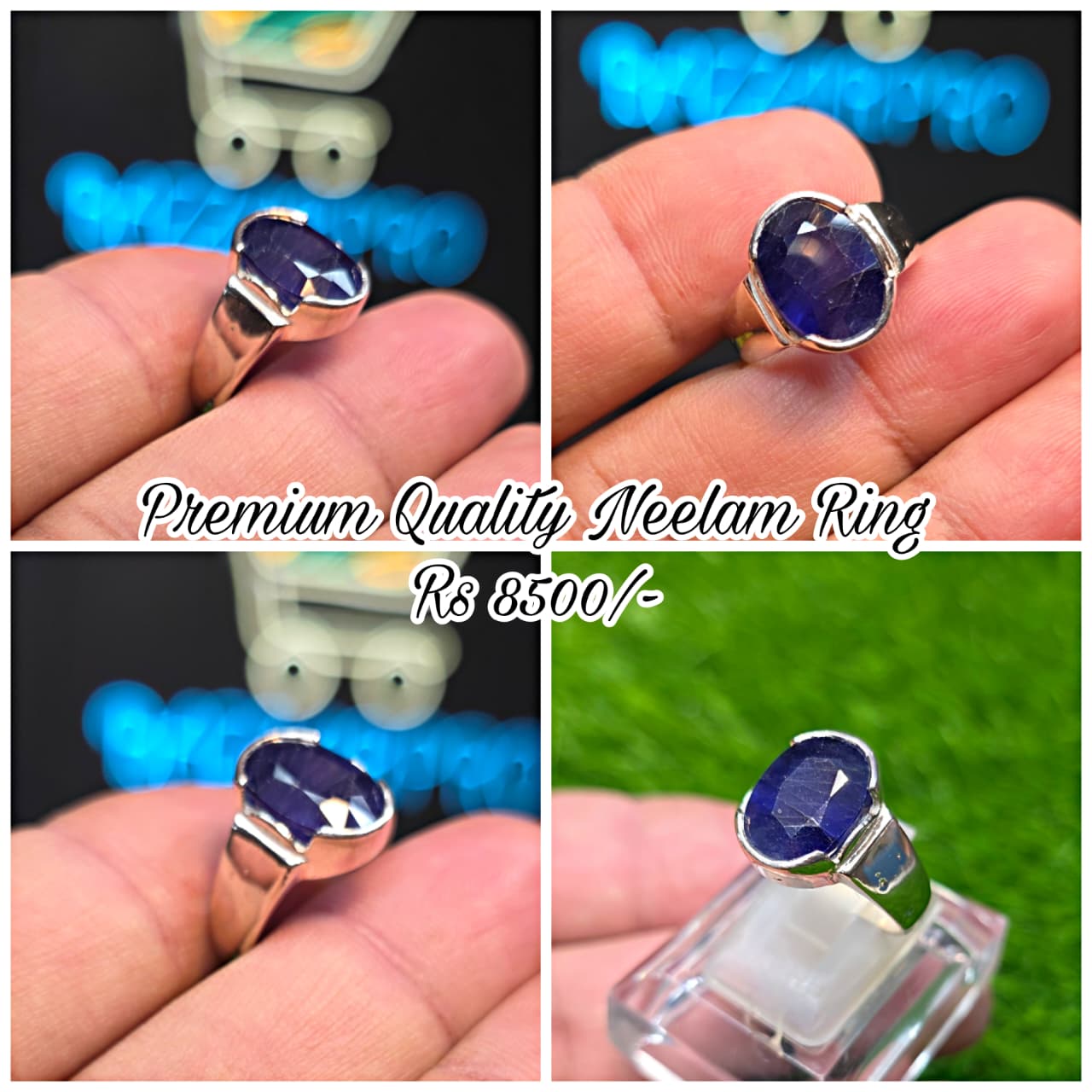 Premium Quality Neelam Ring