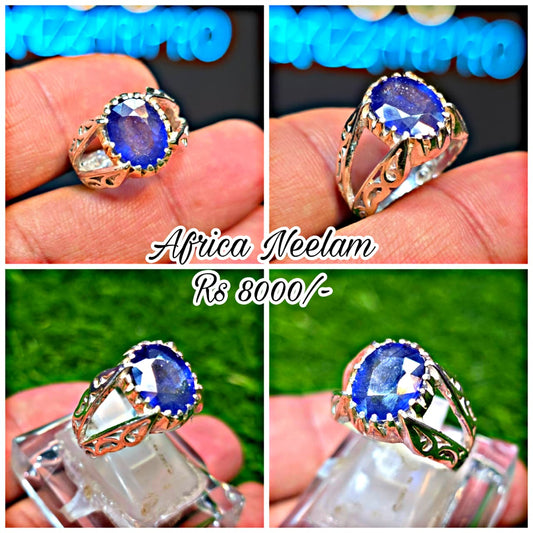 Premium Quality African Neelam Ring