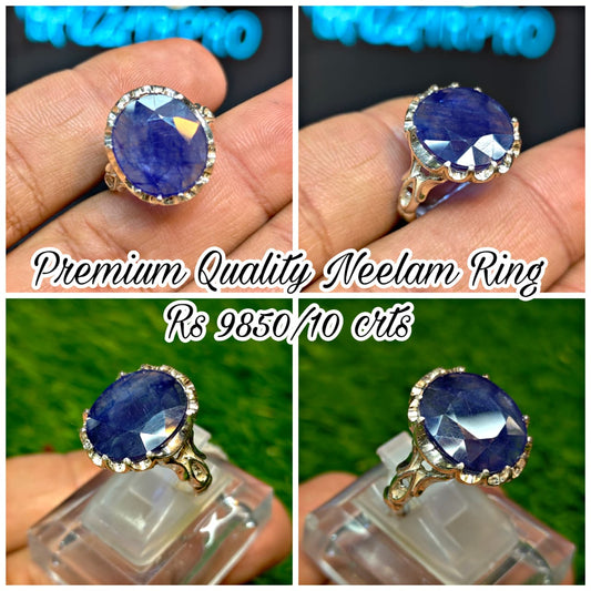 Premium Quality Neelam Ring