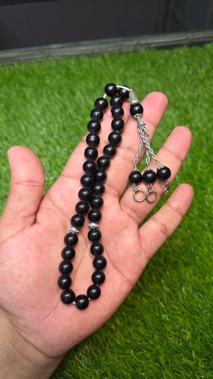 Natural Aqeeq Tasbeeh 33 Beads