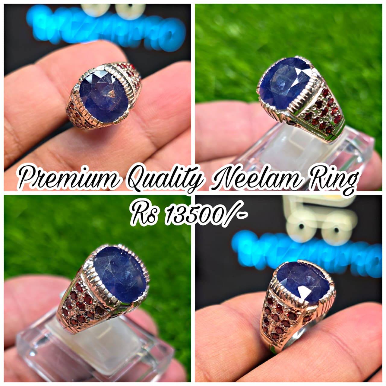 Premium Quality Neelam Ring