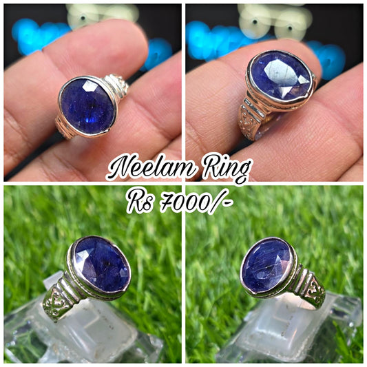 Premium Quality Neelam Ring