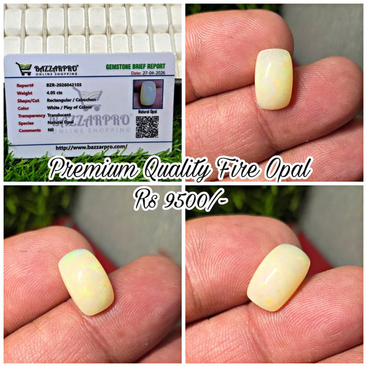 Premium Quality Fire Opal With Lab Certificate