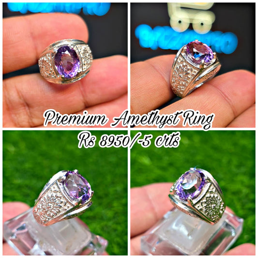 Premium Quality Amethyst Ring