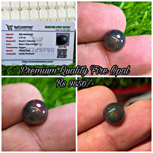 Premium Quality Fire Opal With Lab Certificate