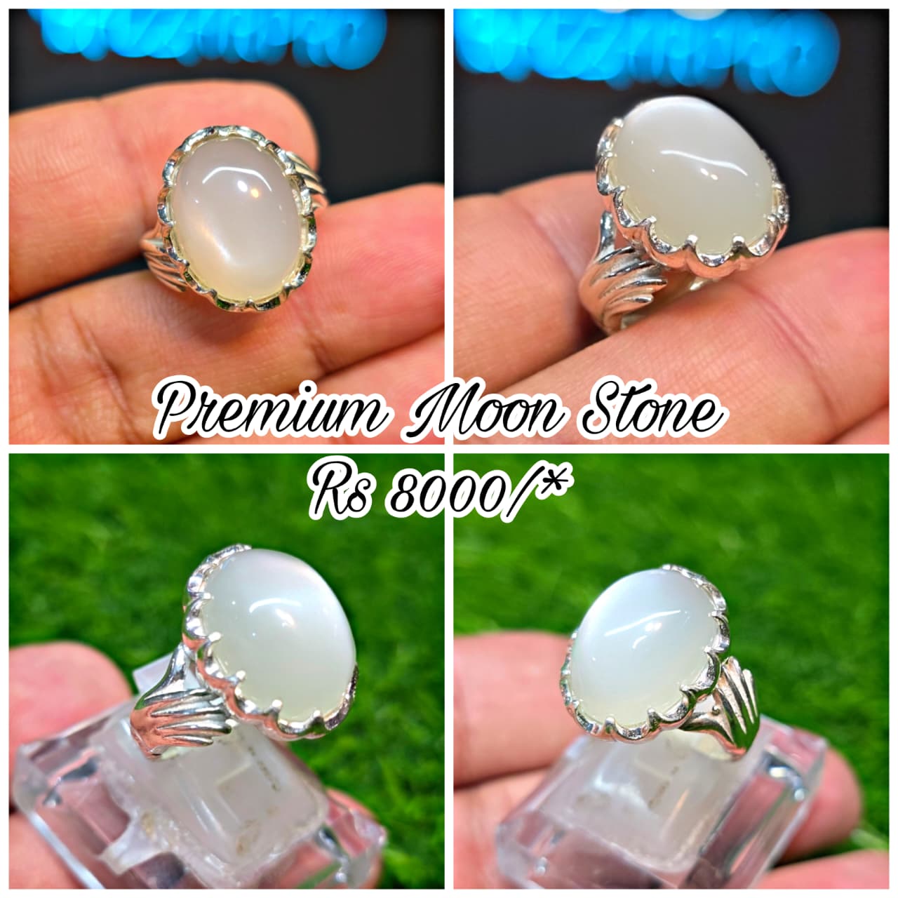 Premium Quality Moon Stone Ring