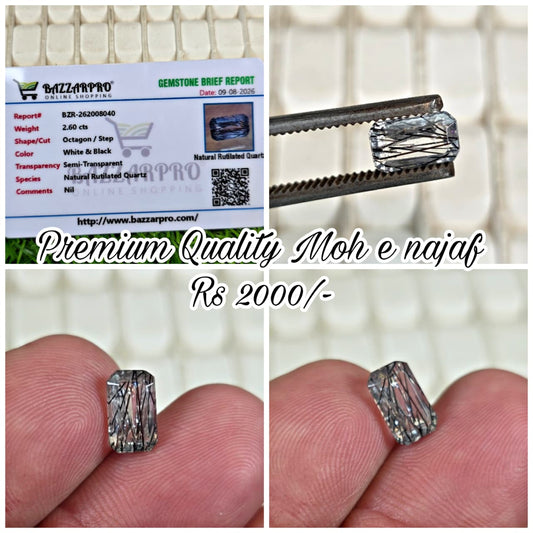 Premium Quality Moh e Najaf Stone With Lab Certificate