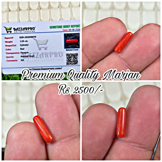 Premium Quality Marjan Stone With Lab Certificate