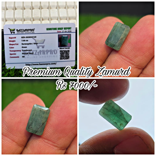 Premium Quality Zamurd With Lab Certificate