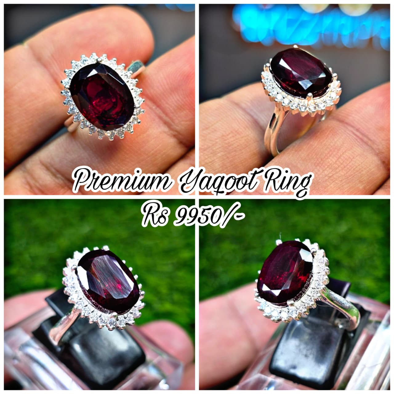 Premium Quality Yaqoot Ring (Ladies)