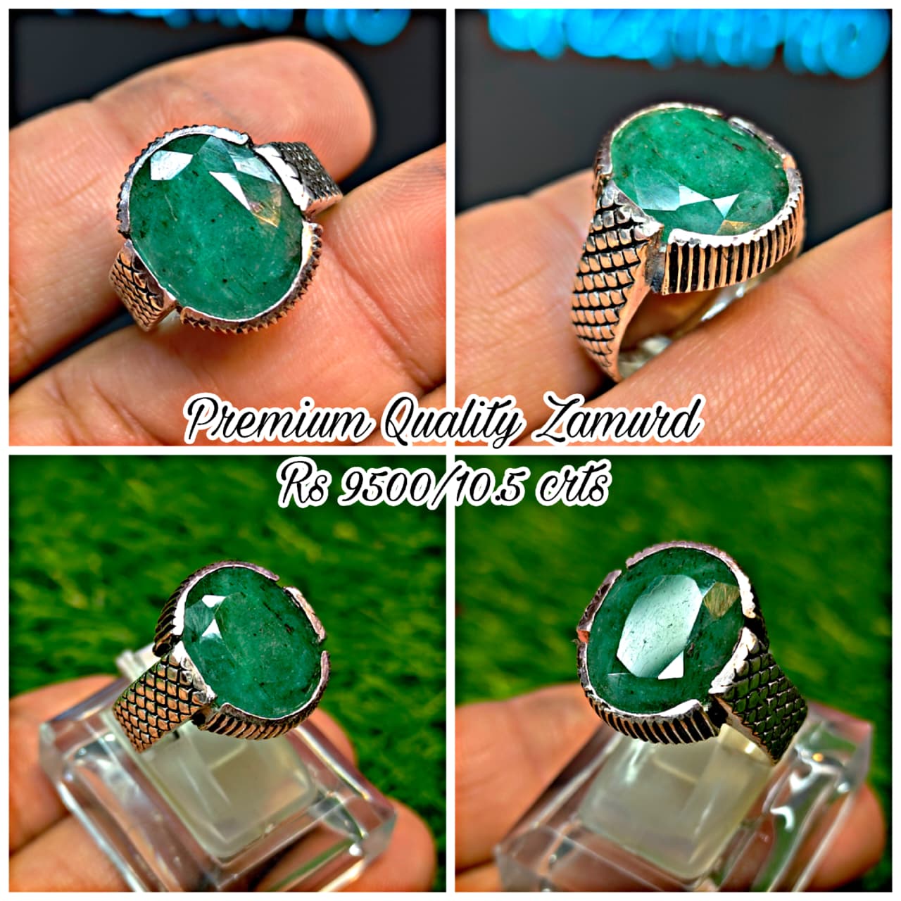 Premium Quality  Zamurd Ring