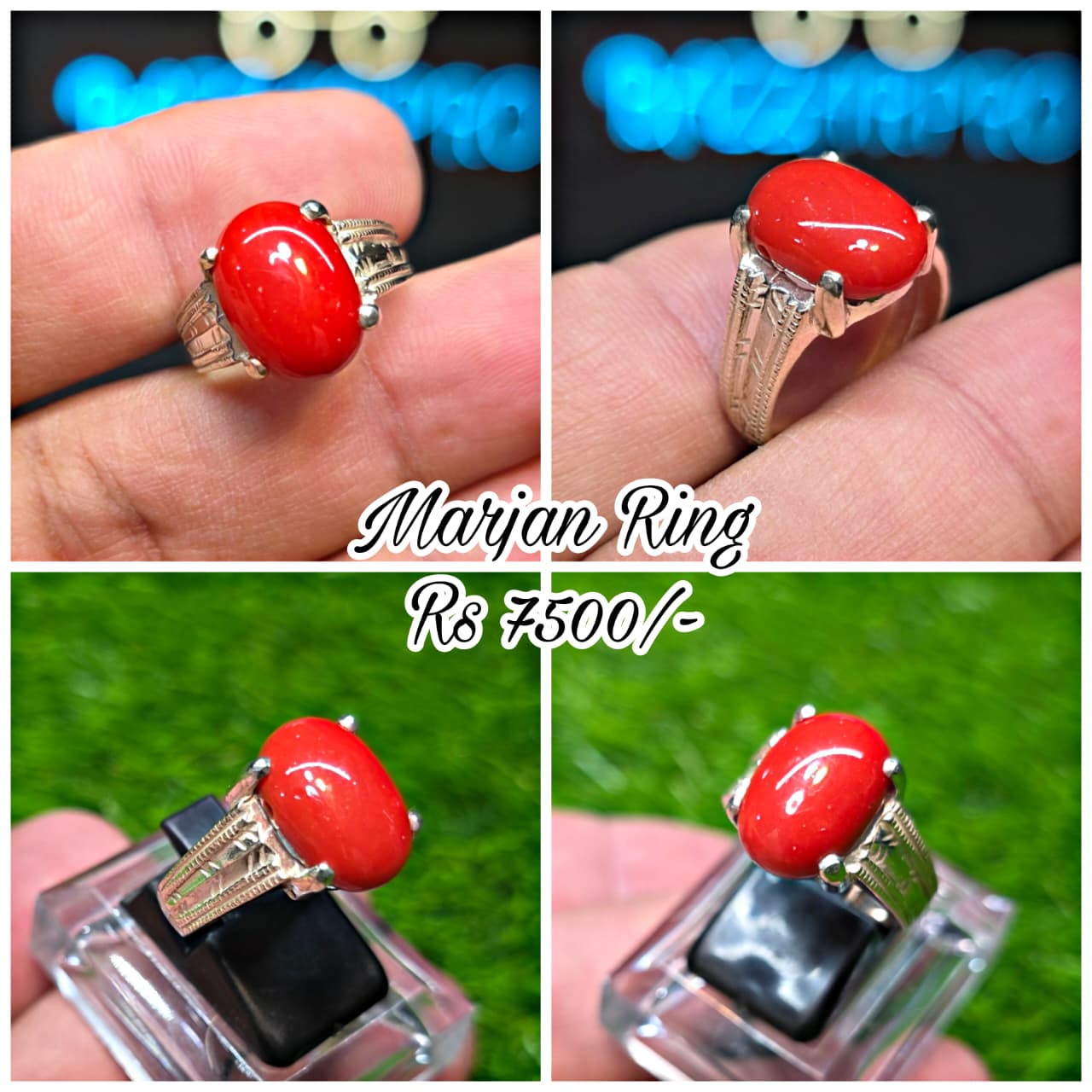 Premium Quality Marjan Ring