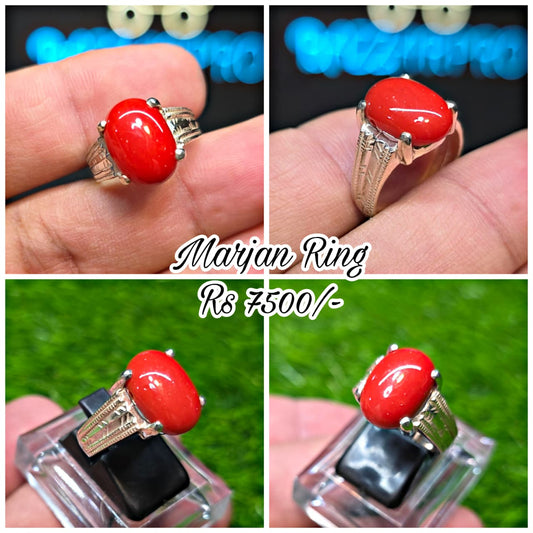 Premium Quality Marjan Ring