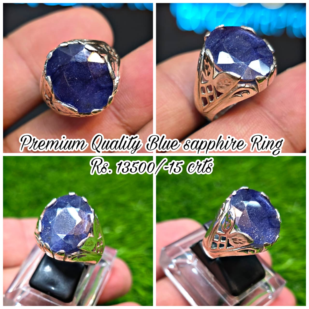 Premium Quality Neelam Ring