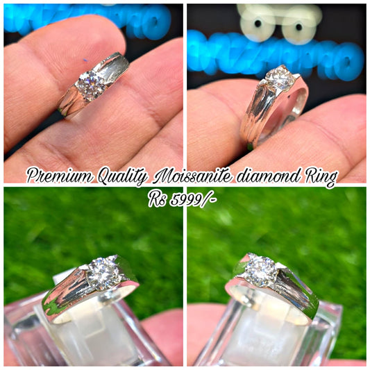 Premium Quality Moissanite Diamond Ring