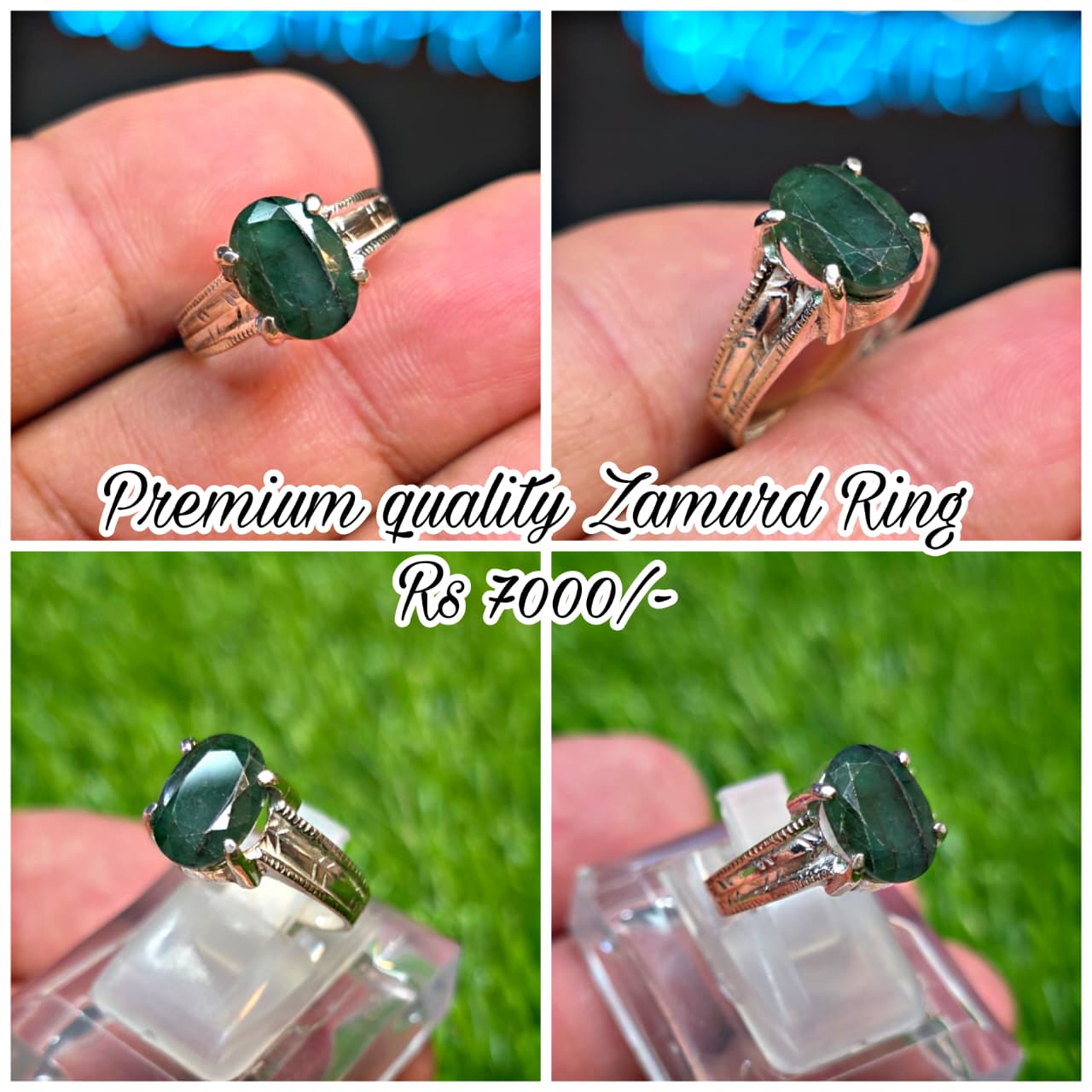 Premium Quality Zamurd Ring