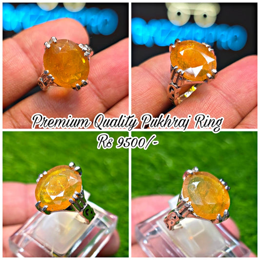 Premium Quality Pukhraj Ring