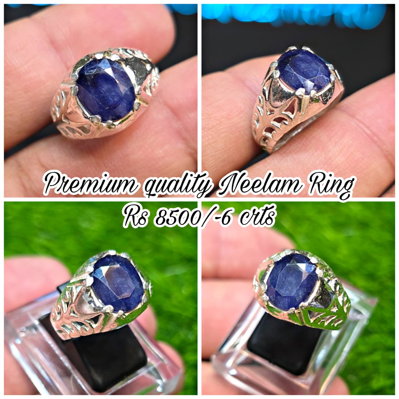 Premium Quality Neelam Ring