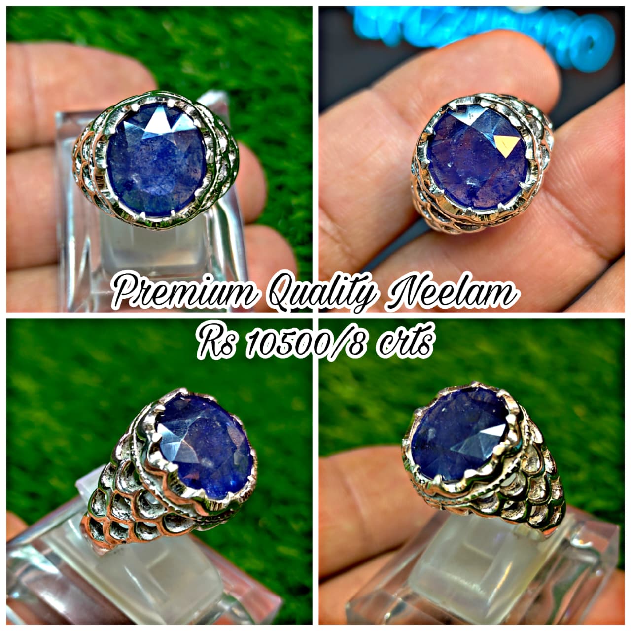 Premium Quality Neelam Ring