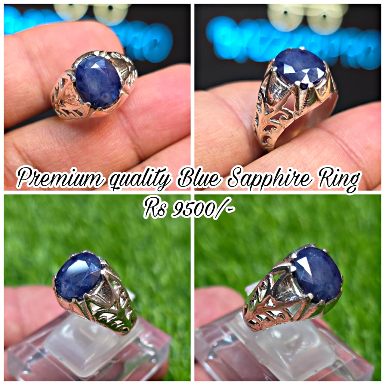 Premium Quality Neelam Ring