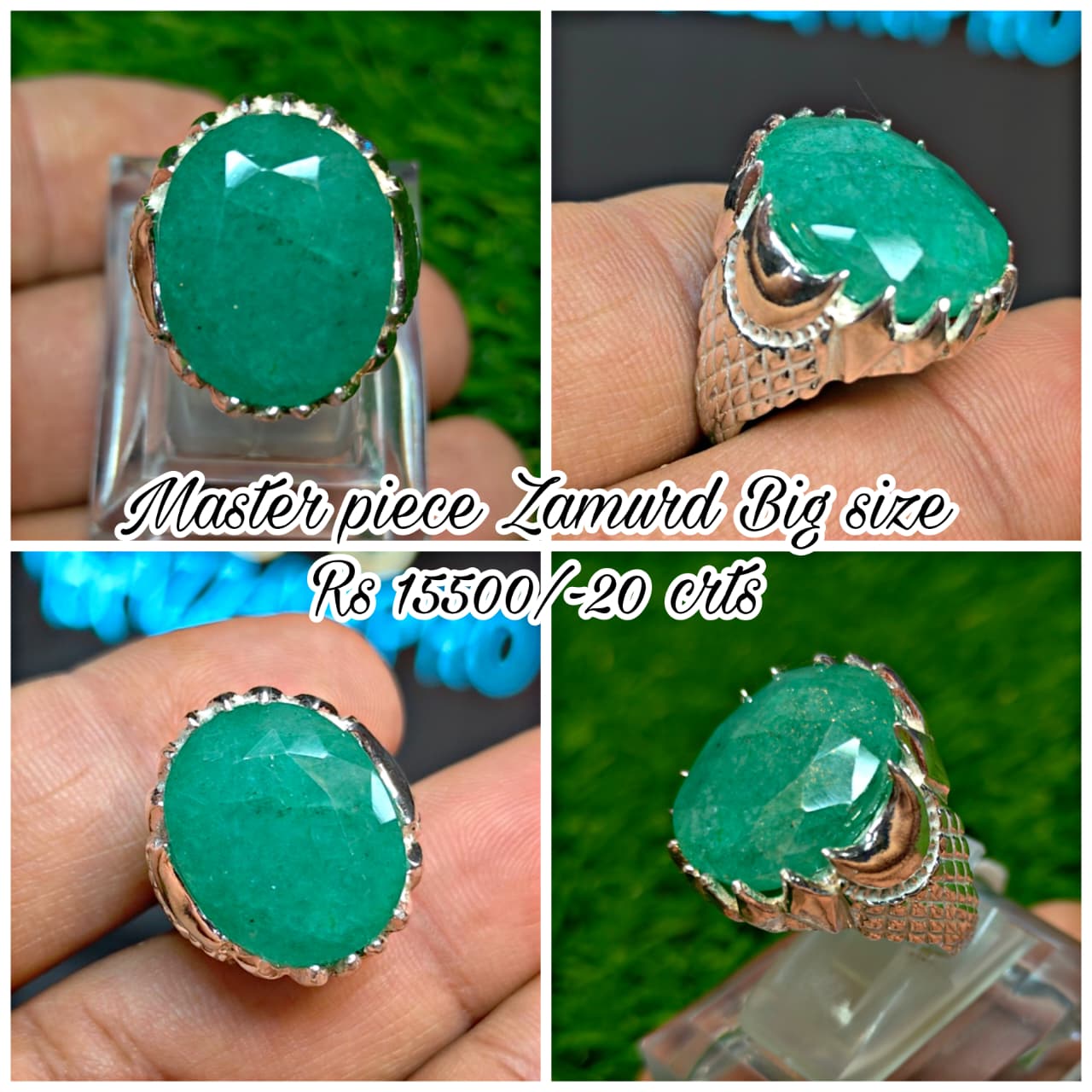 Premium Quality  Zamurd Ring