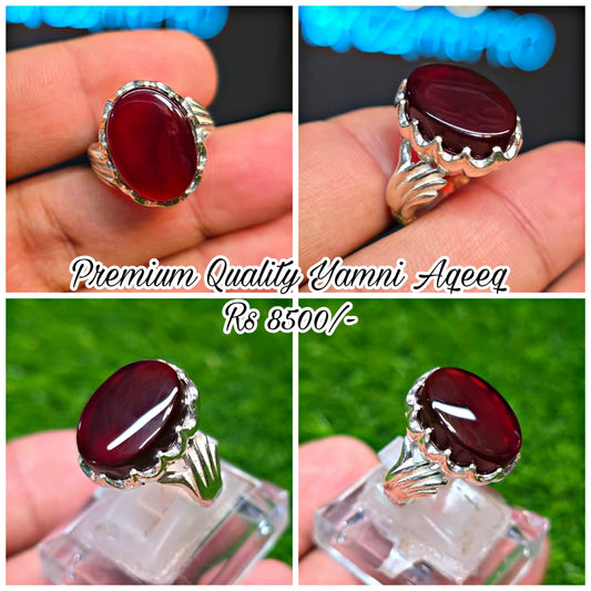 Premium Quality Yamni Aqeeq Ring