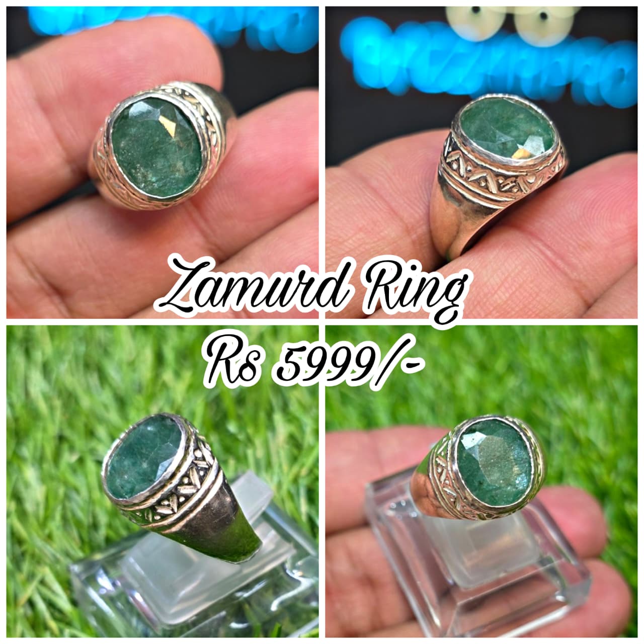 Premium Quality Zamurd Ring