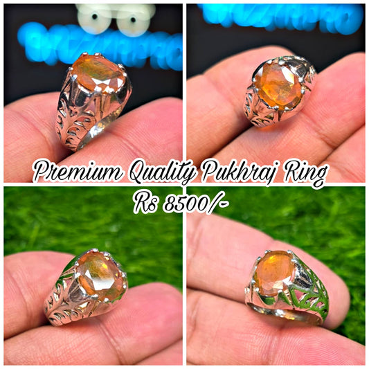 Premium Quality Pukhraj Ring