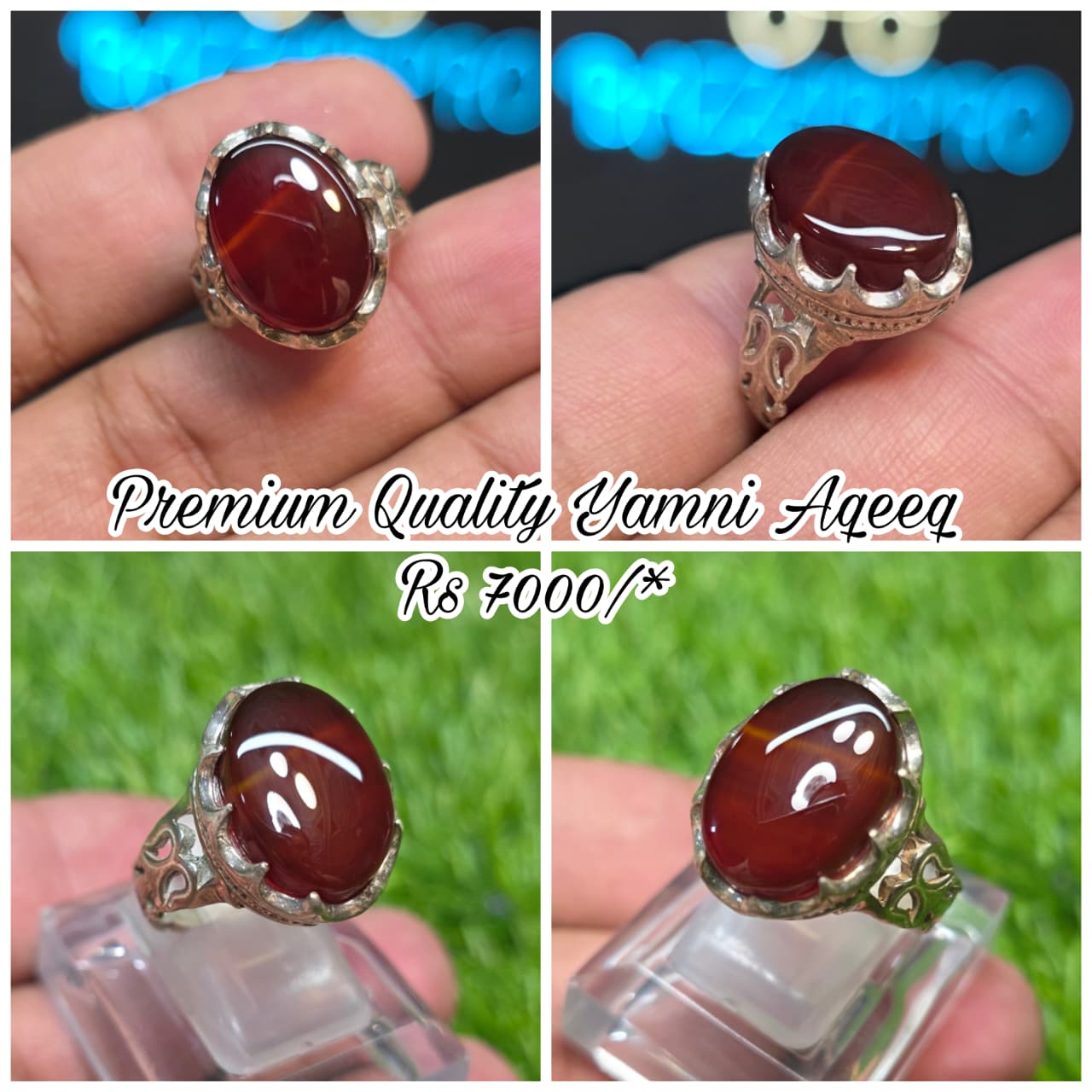 Premium Quality Yamni Aqeeq Ring