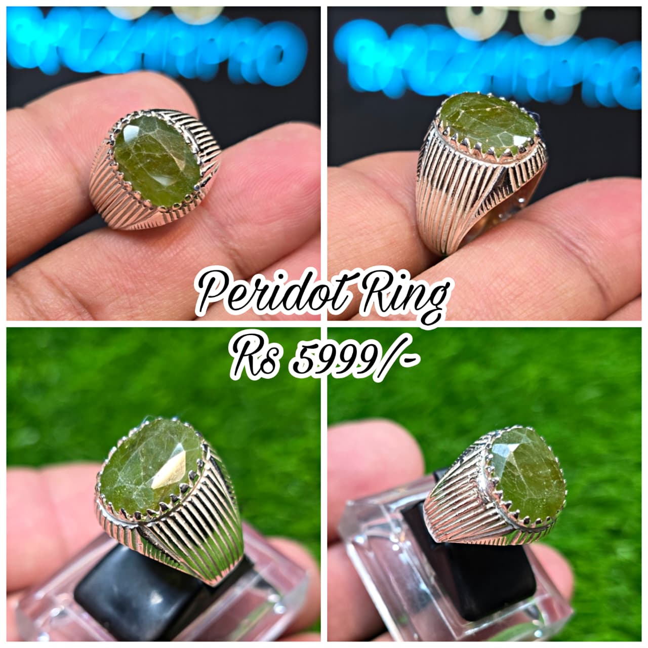 Premium Quality Peridot Ring