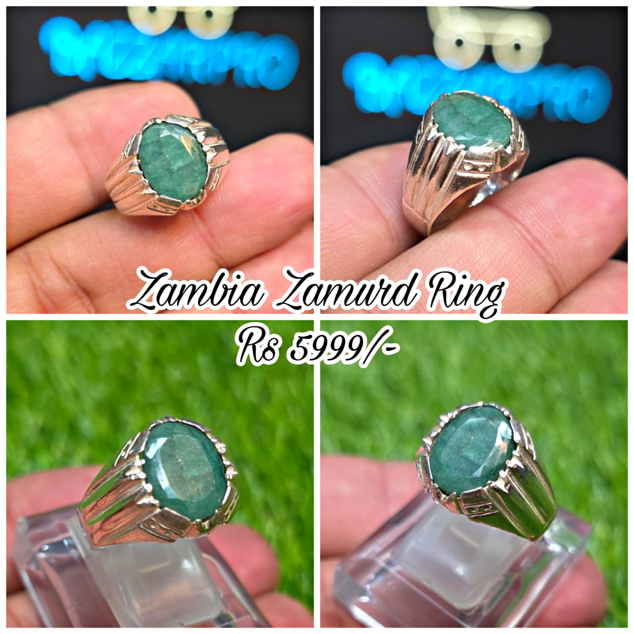 Premium Quality Zamurd Ring
