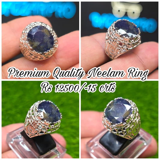 Premium Quality Neelam Ring