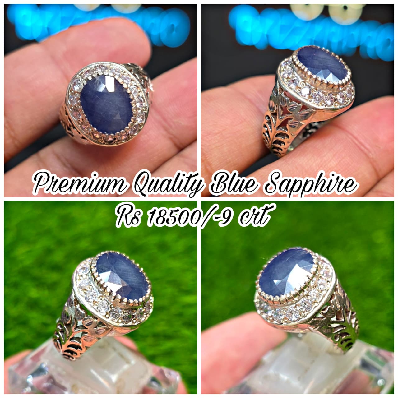 Premium Quality Neelam Ring