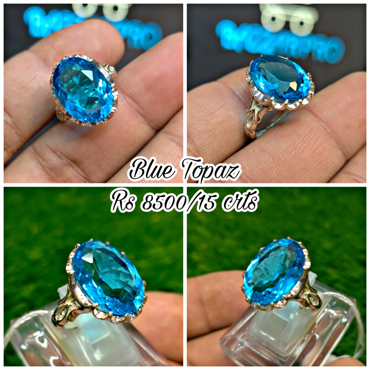 Blue Topaz Ring