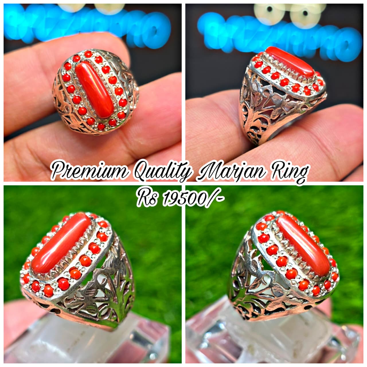 Premium Quality Marjan Ring