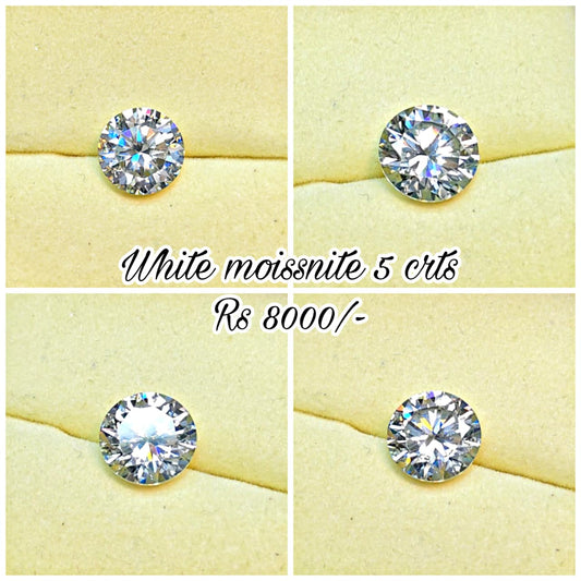 White Moissanite