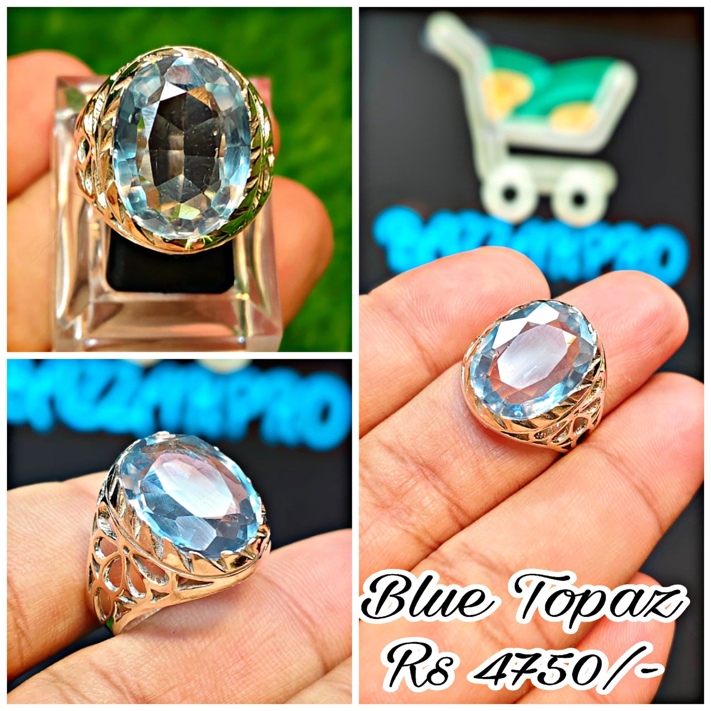 Blue Topaz Ring