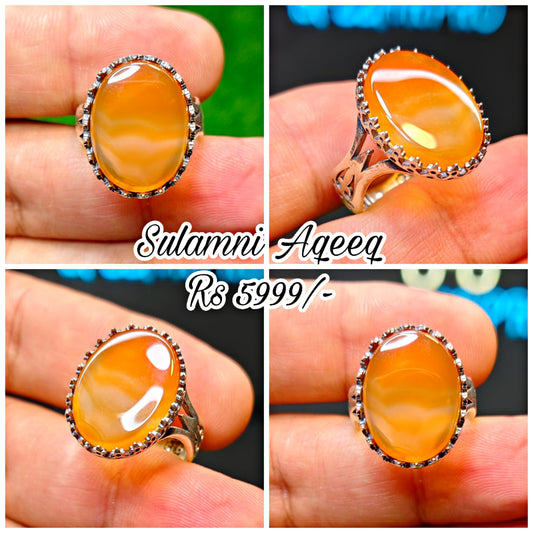 Sulemani Aqeeq Ring