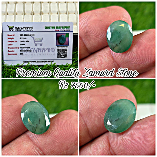 Premium Quality Zamurd With Lab Certificate