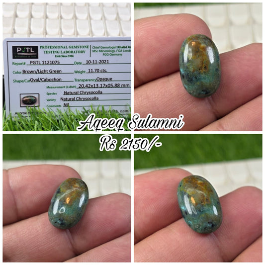 Aqeeq Sulemani With Lab Certificate