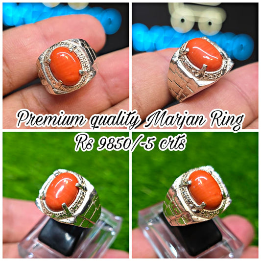 Premium Quality Marjan Ring