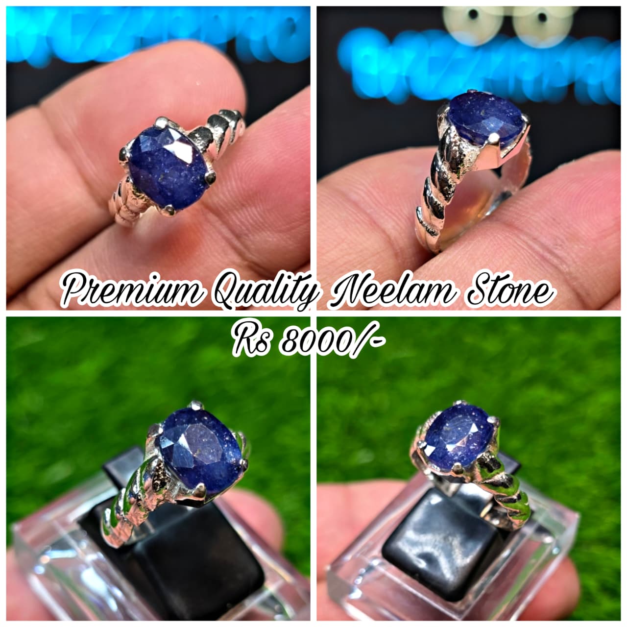 Premium Quality Neelam Ring