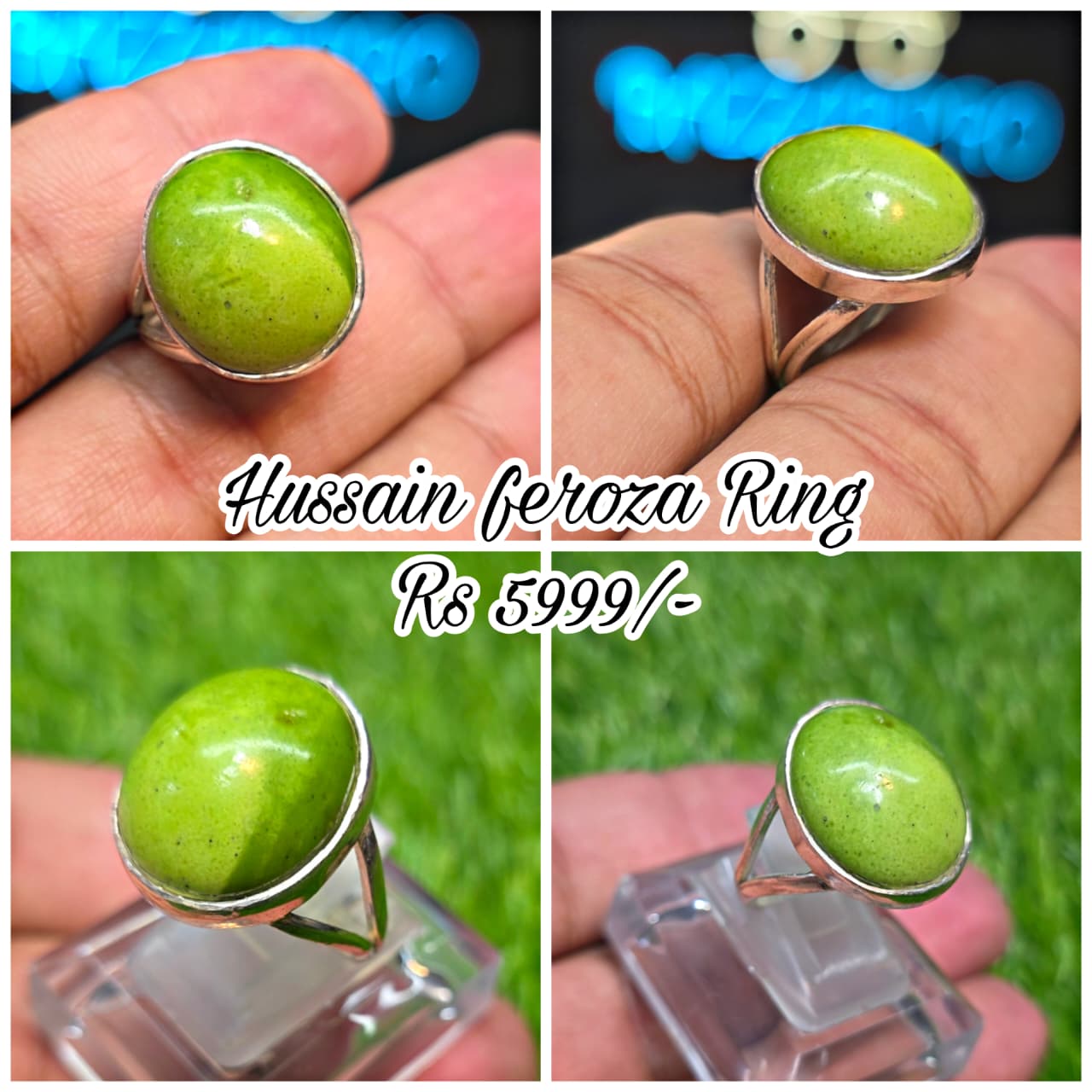 Premium Quality Hussani Feroza Ring