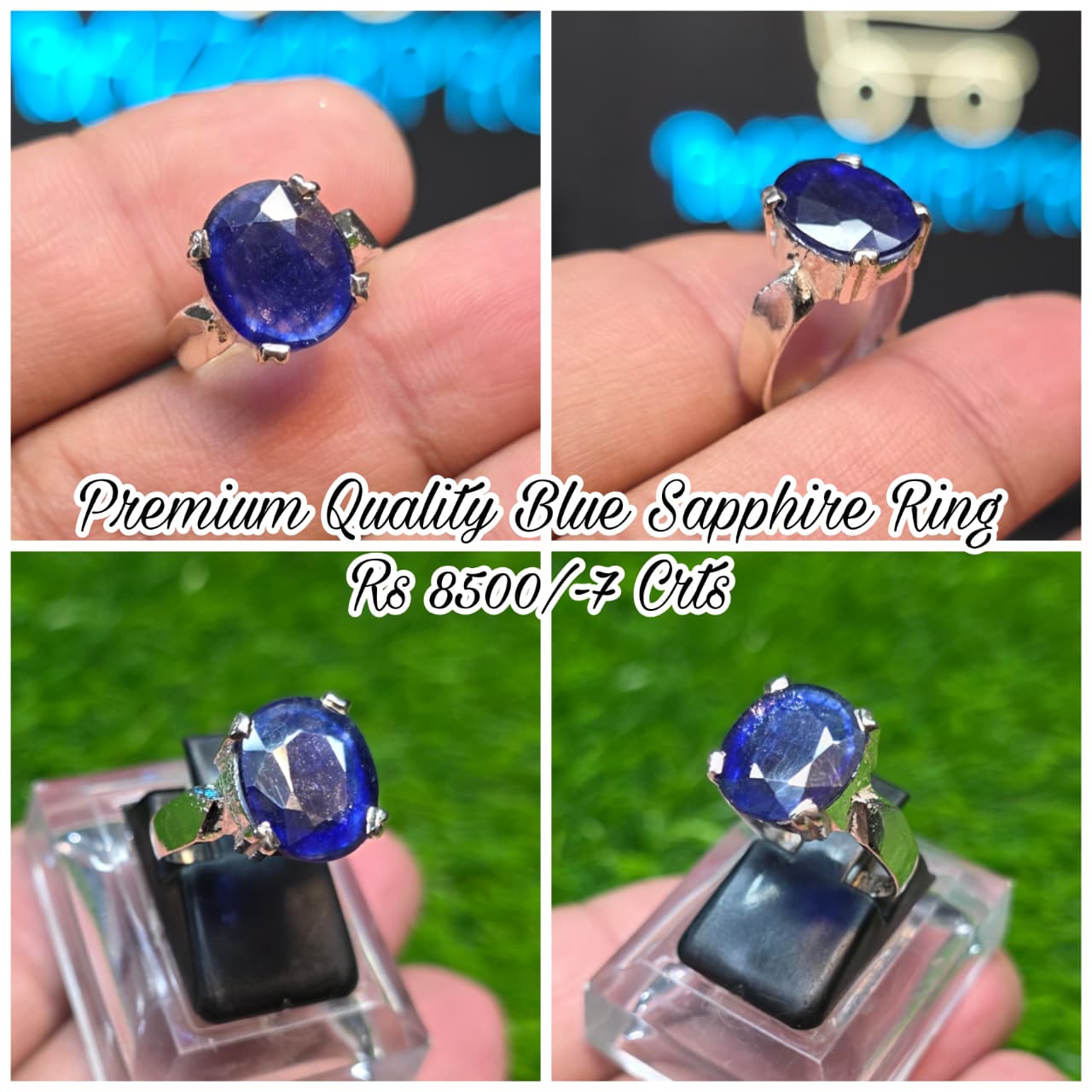 Premium Quality Neelam Ring