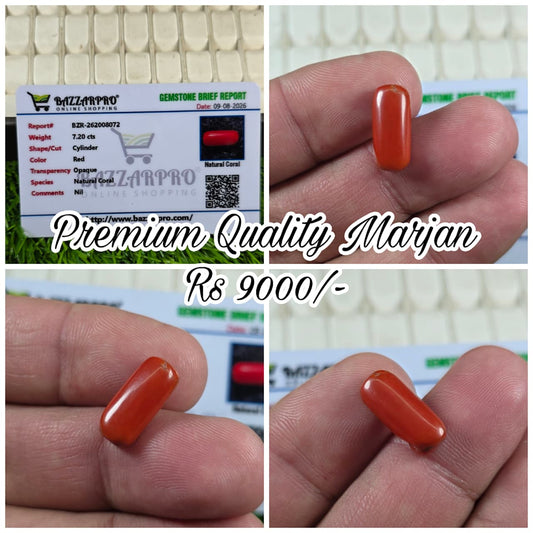 Premium Quality Marjan Stone With Lab Certificate