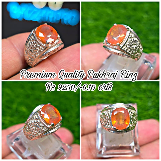 Premium Quality Pukhraj Ring
