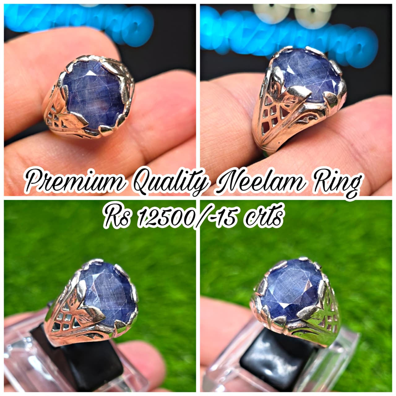 Premium Quality Neelam Ring